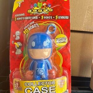 Gogo's Crazy Bones Collector  Case Series 1 Nasako w/3 Gogo's & 3 Stickers New